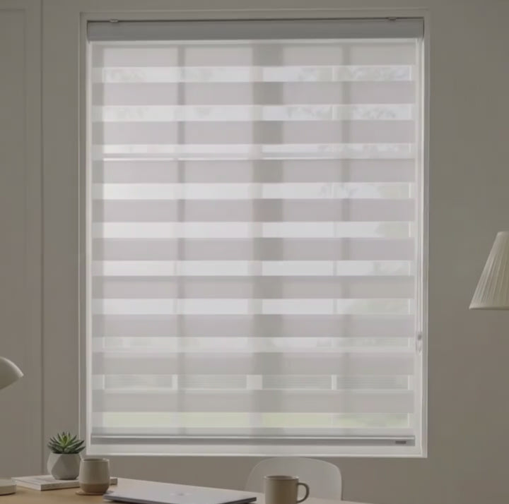 Cortina Roller Duo Zebra Día y Noche 140x200cm
